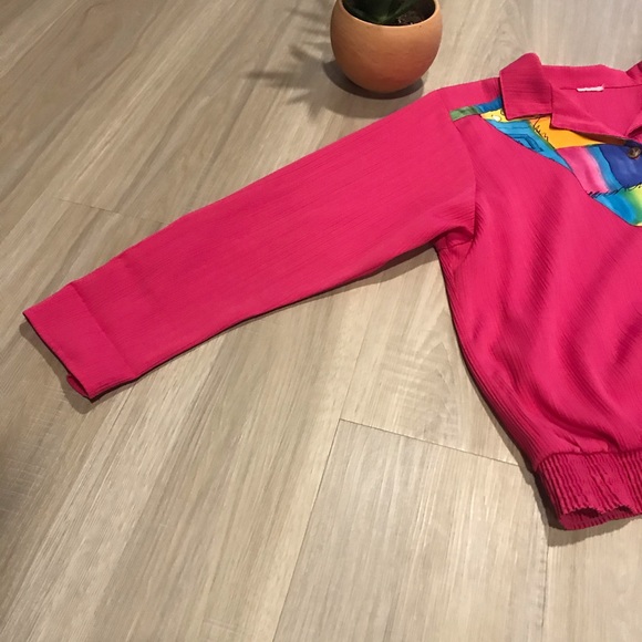 ⚡️Vintage Hot Pink Two Piece Button Down Set ⚡️ - Picture 7 of 11